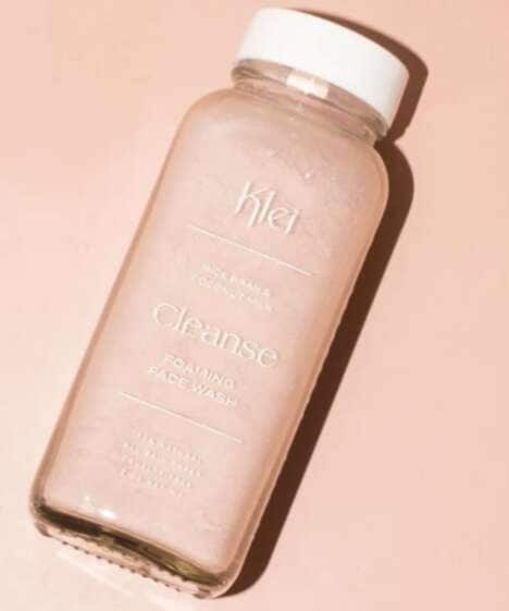 Powder-to-Foam Face Washes