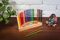 Ergonomic Colored Pencil Holders Image 1