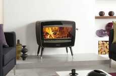 Vintage-Style Living Space Stoves