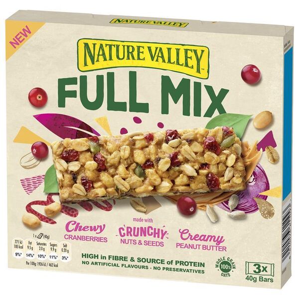 Minimally Processed Snack Bars