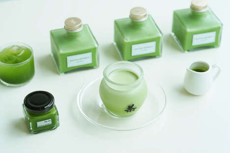 Ink-Like Matcha Bottles