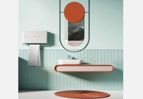 Towel-Sterilizing Bathroom Racks