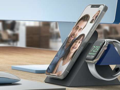 Magnetized Dual-Device Charger Stations