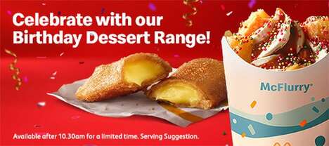 Celebratory QSR Dessert Menus