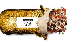 Gold-Wrapped Burritos