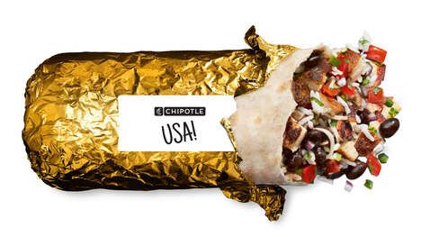 Gold-Wrapped Burritos