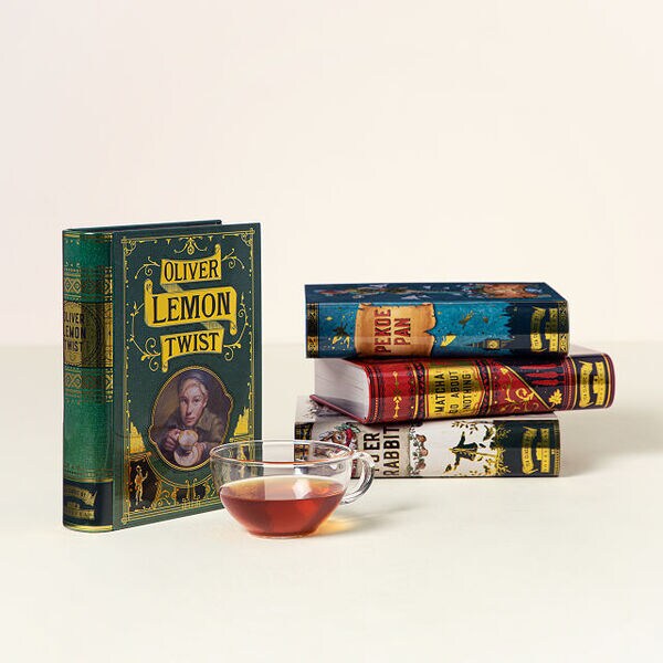 Novel Tea Book Tins