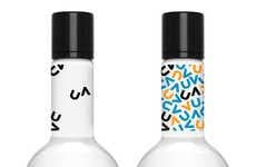 Sun-Activated Vodka Bottles