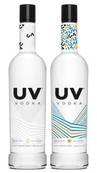 Sun-Activated Vodka Bottles