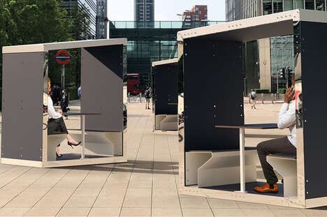 Eco-Friendly Outdoor Meeting Pods