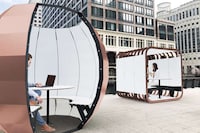 Eco-Friendly Outdoor Meeting Pods Image 5
