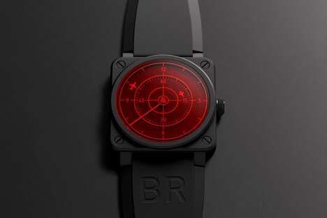 Aircraft Radar-Inspired Timepieces
