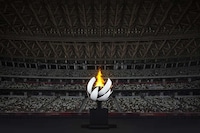 Cauldron-Like Olympic Sculptures