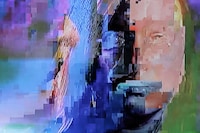 TV Signal Glitch Art
