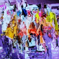 TV Signal Glitch Art Image 8