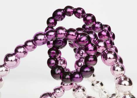 Colorful Mirrored Glass Sculptures