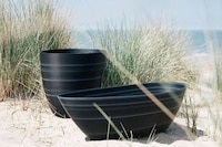 Bivalve-Inspired Planter Pots