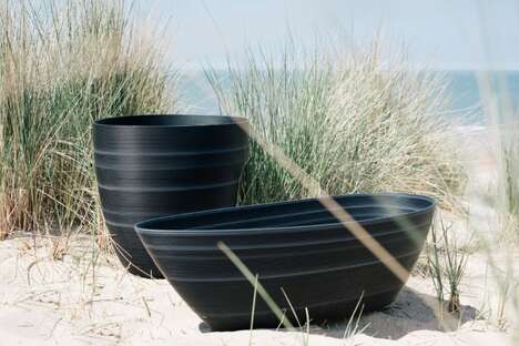 Bivalve-Inspired Planter Pots
