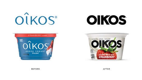 Refreshed Greek Yogurt Packaging