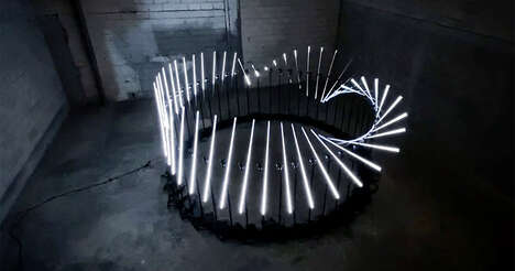 Music-Reactiv Light Installations