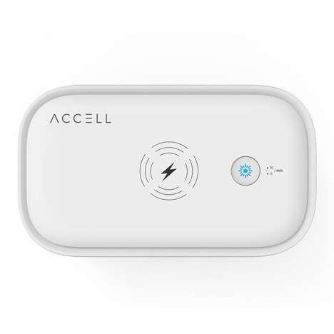 Device-Sanitizing Wireless Chargers