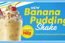 Pudding-Themed Milkshakes