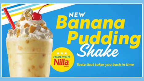 Pudding-Themed Milkshakes