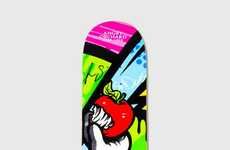 Vibrant Hand-Crafted Skateboards