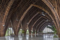 Windproof Bamboo Buildings