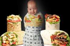 Sandwich-Themed Baby Swaddles
