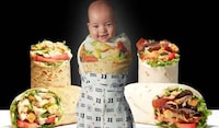 Sandwich-Themed Baby Swaddles Image 1