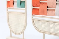 Pastel Rattan Room Dividers Image 2