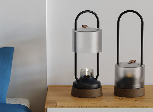 Intentionally Analog Bedside Lanterns