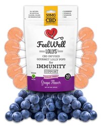 Immune Support CBD Lollipops Image 3