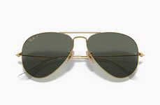 Gilded 18K Aviator Sunglasses