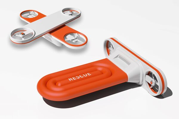 Inflatable Raft Rescue Drones
