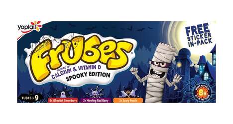 Spooky Themed Yogurt Snacks
