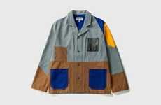 Bright Patchwork Workwear Jackets