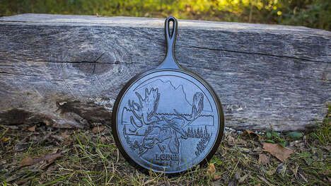 TV Series Cast-Iron Cookware : Lodge x Yellowstone Cast Iron Skillets