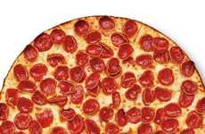 Old-Fashioned Curling Pepperoni Pizzas