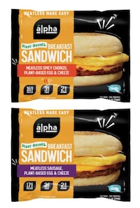 Meat-Free Breakfast Sandwiches Image 1