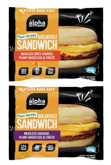 Meat-Free Breakfast Sandwiches