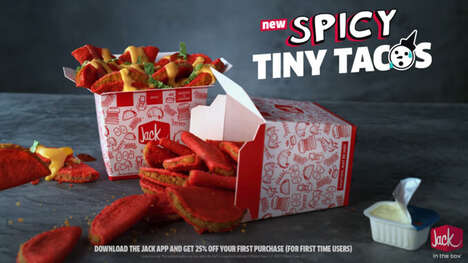 Mini Cheese-Packed QSR Tacos