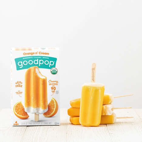 Better-for-You Creamsicle Pops