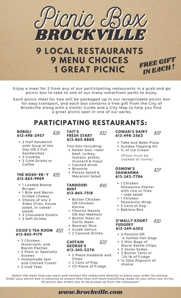 Restaurant Picnic Boxes