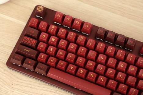 Superhero-Themed Keyboard Accessories