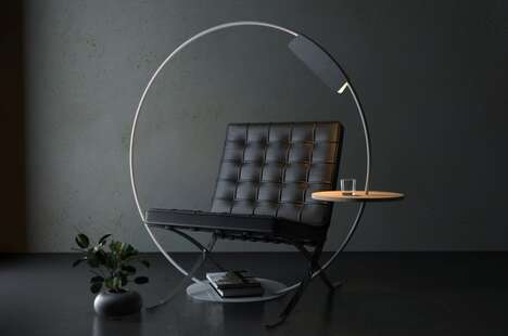 Adjustable Halo Floor Lamps
