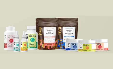 Color-Coded CBD Product Packaging