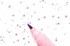 Magenta Faux Freckle Pens