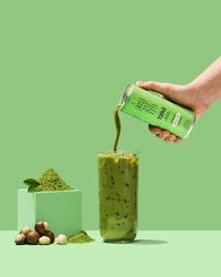 Calibrated Canned Matcha Lattes Image 1